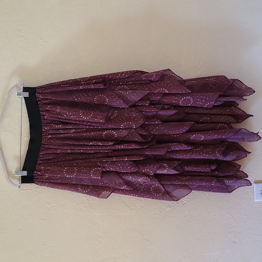 Free People Handkerchief Tiered Maxi Skirt